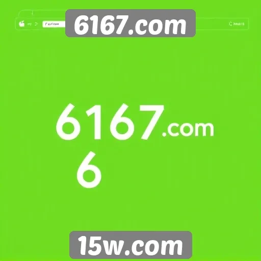 Acessibilidade e design do site 6167.com em análise